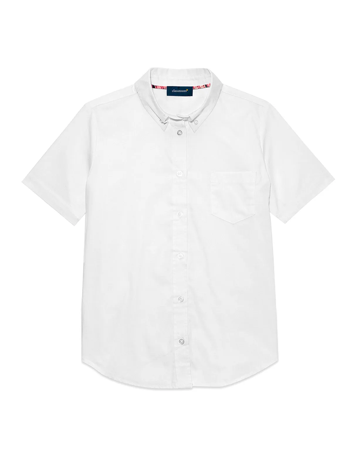 Girls' Short Sleeve Oxford Shirt - 57422 - White