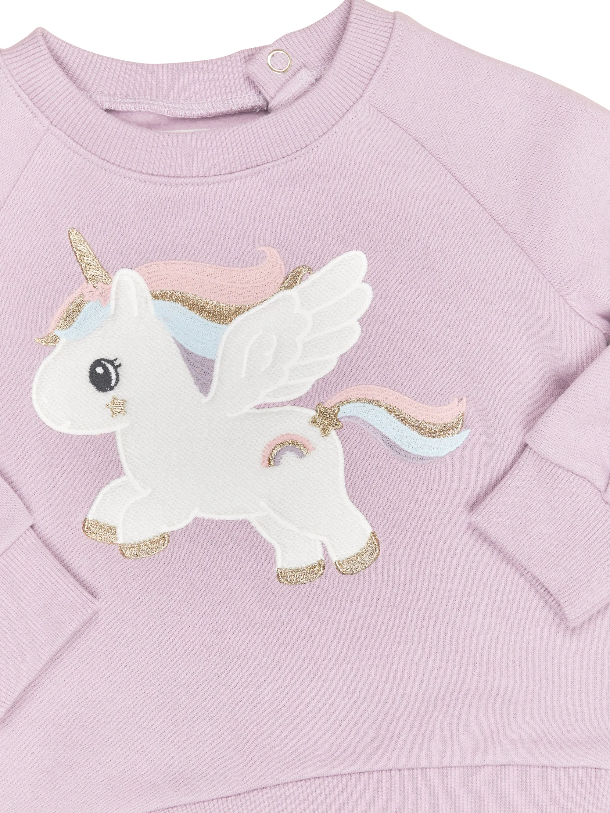Huxbaby Magical Unicorn Jumper Orchid