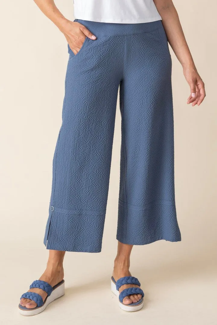 Indigo Relaxed Crop Pant