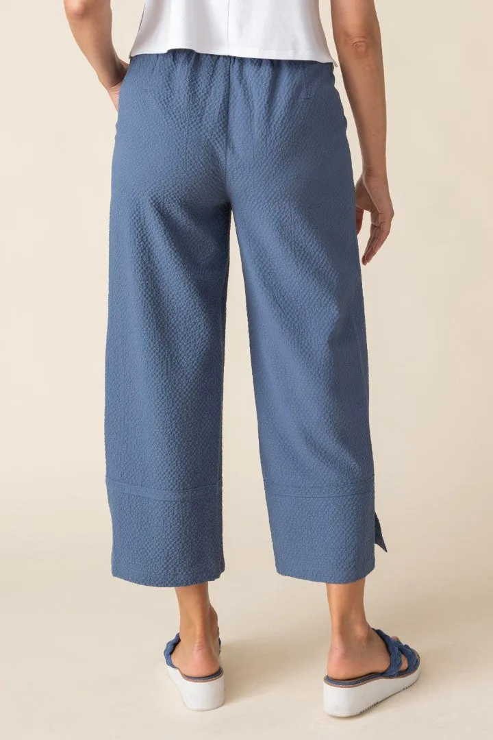 Indigo Relaxed Crop Pant