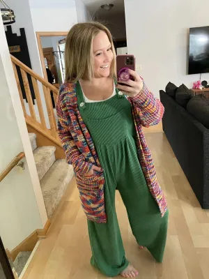 Janet Long Cardigan - Rainbow Mix