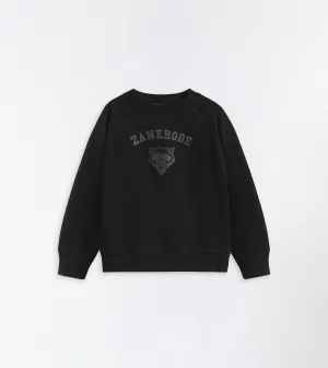 Kids Orgo Wolf Crew Black