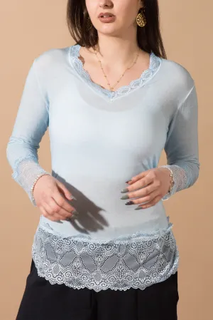 Lace Trim Top