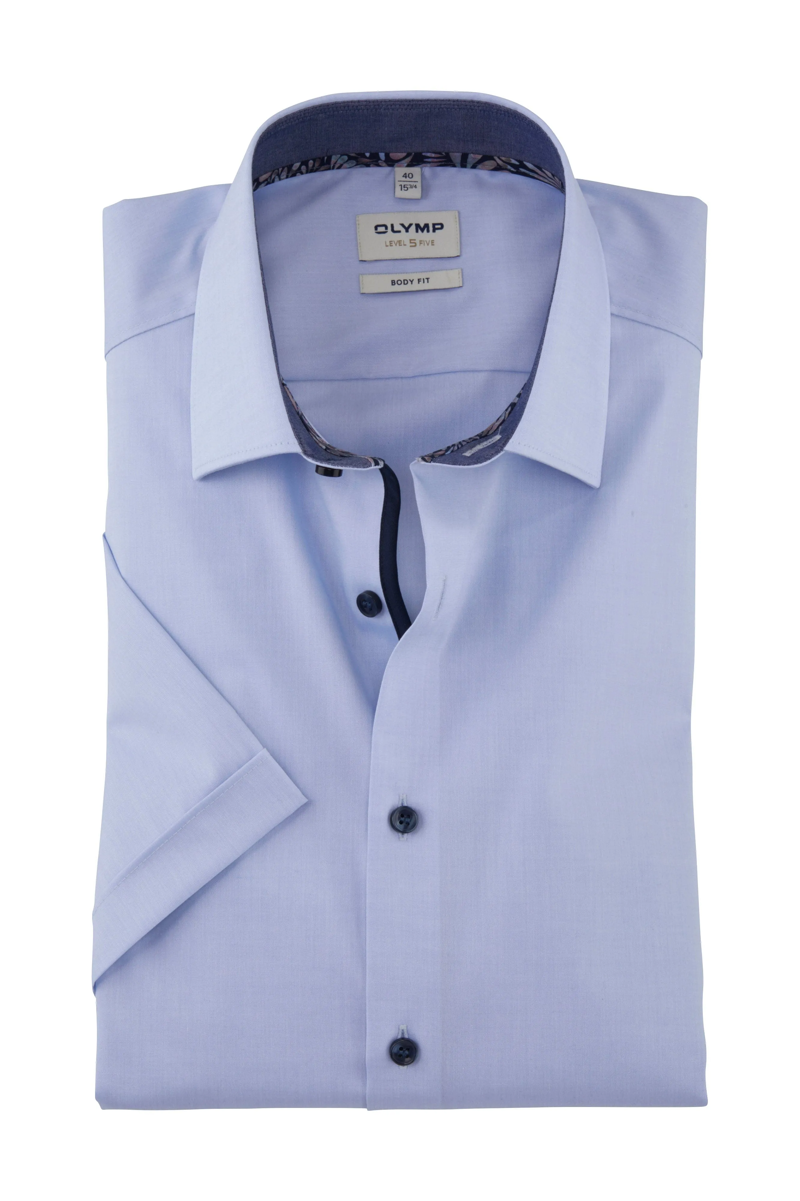 Level 5 Body Fit Short Sleeve Shirt - Blue