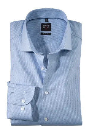 Level 5 Body Fit Twill Shirt - Blue