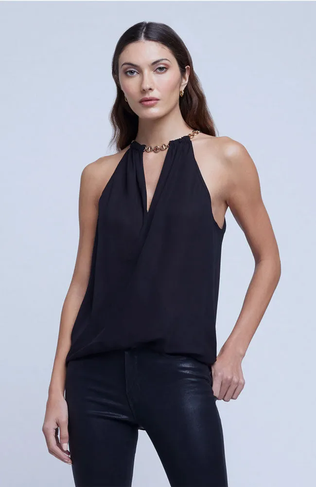 Lina Chain Draped Top