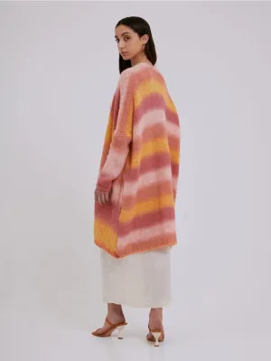 Long Cardigan -rosa