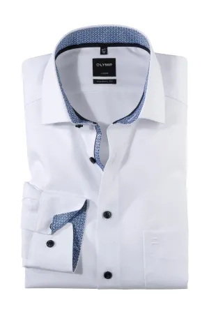 Luxor Modern Fit Extra Long Sleeve Shirt - White