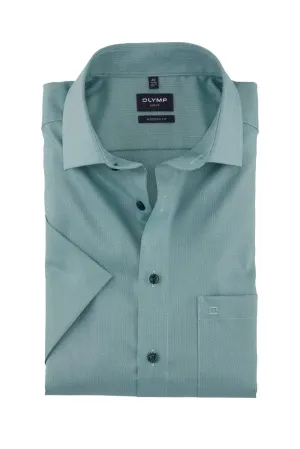 Luxor Modern Fit Short Sleeve Shirt - Green