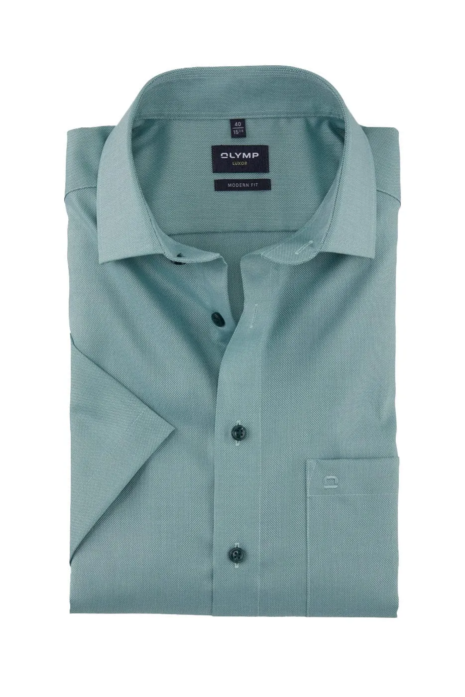 Luxor Modern Fit Short Sleeve Shirt - Green
