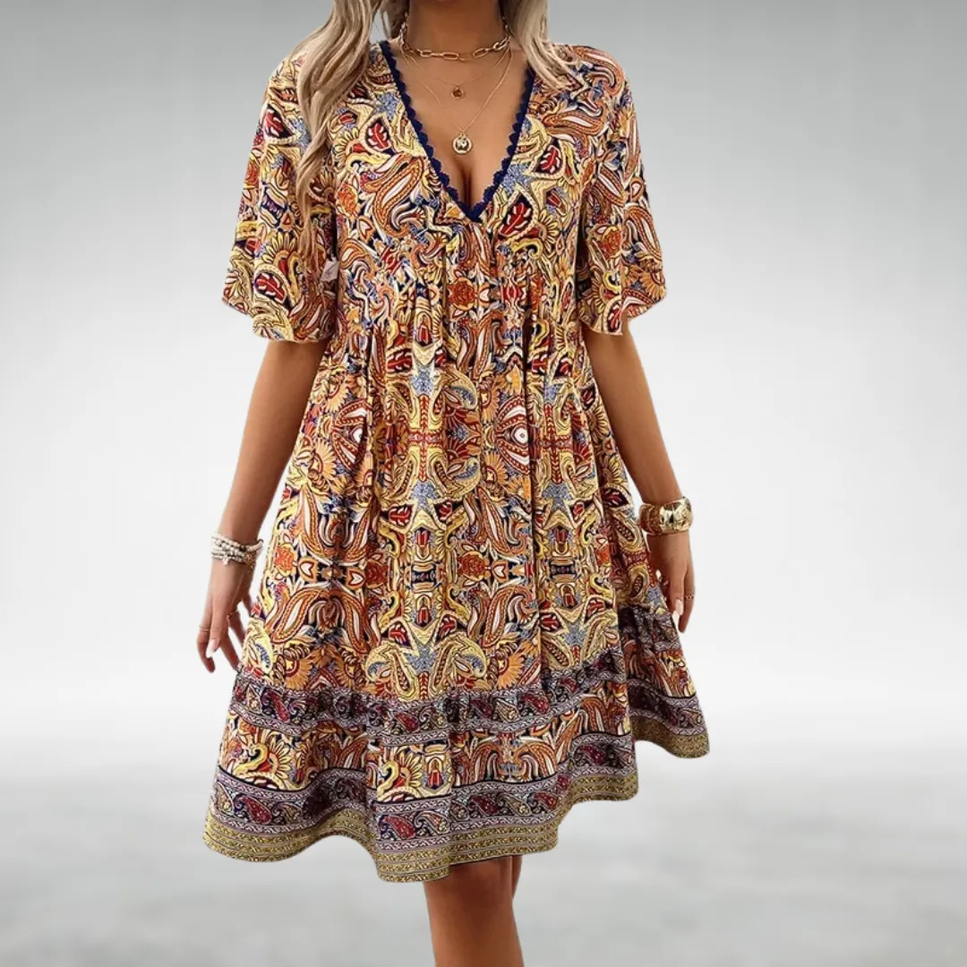 Madilyn® | Boho Chic Mini Dress