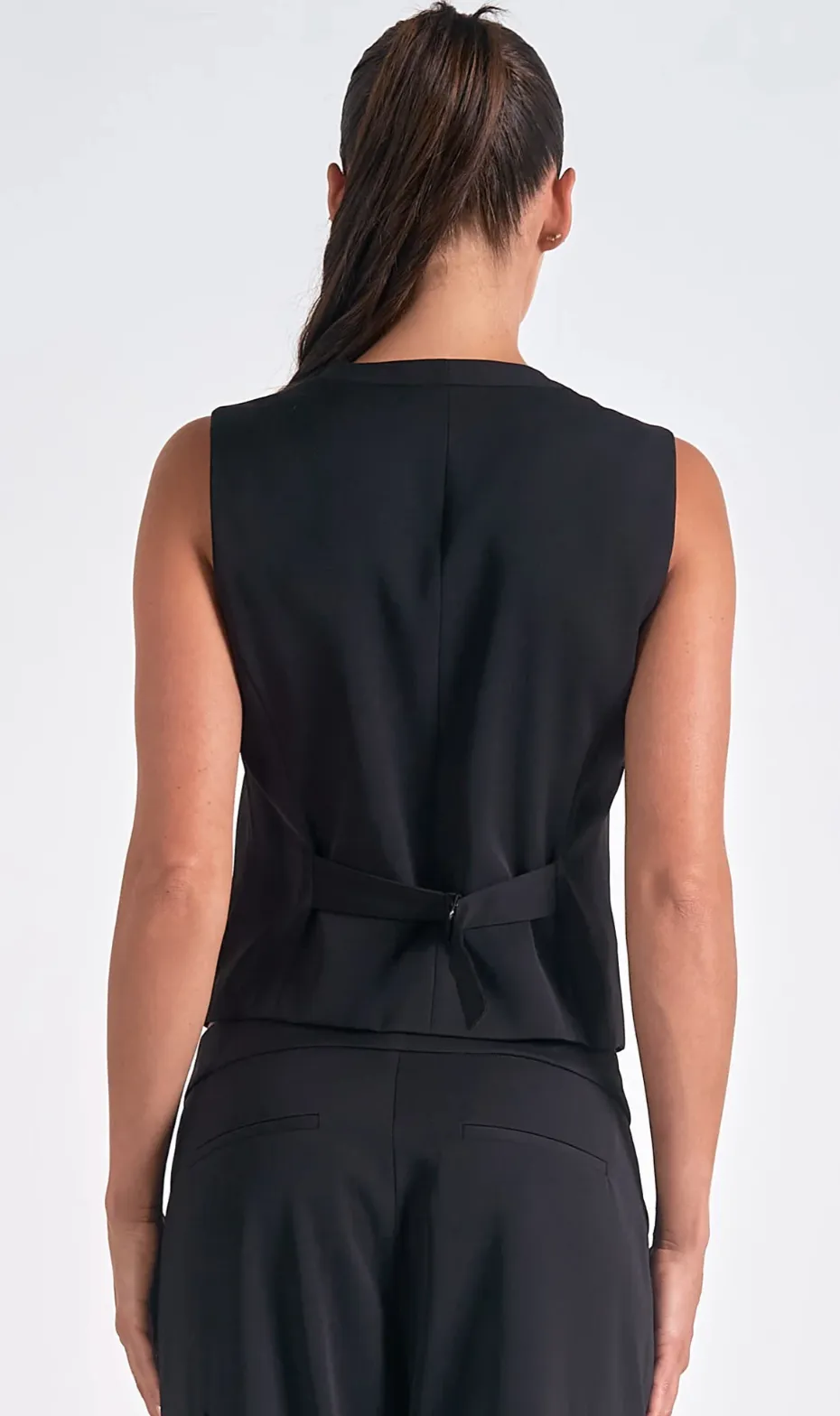 Melaney Vest-Black
