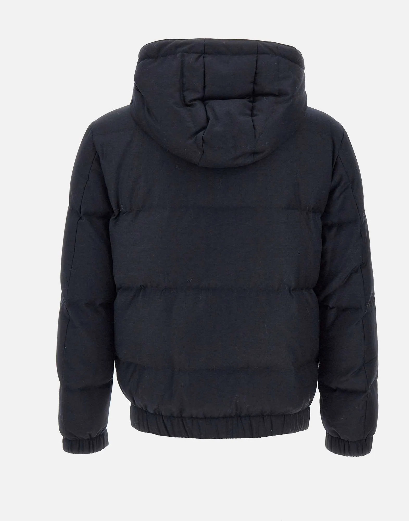 Men's Blue Wool Down Jacket