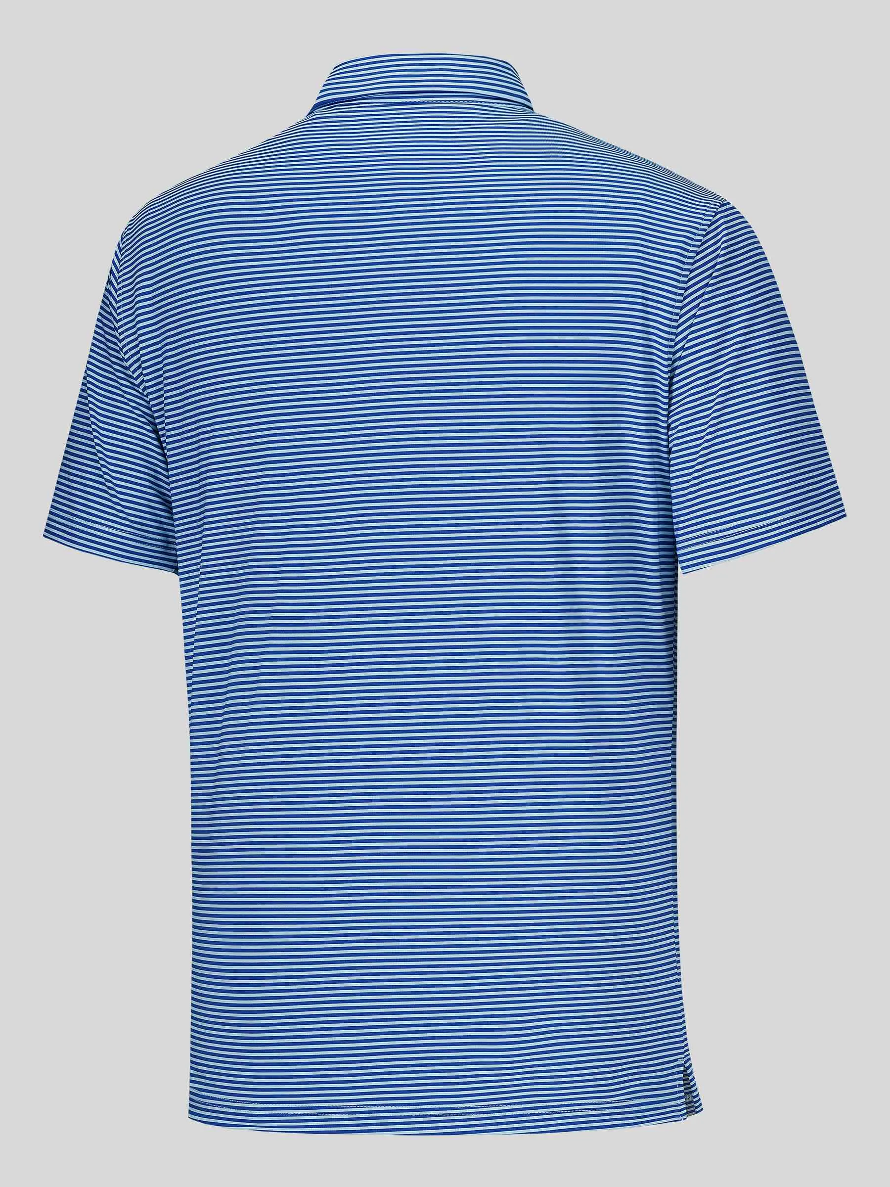 Men's Casual Striped Golf Polo Shirts