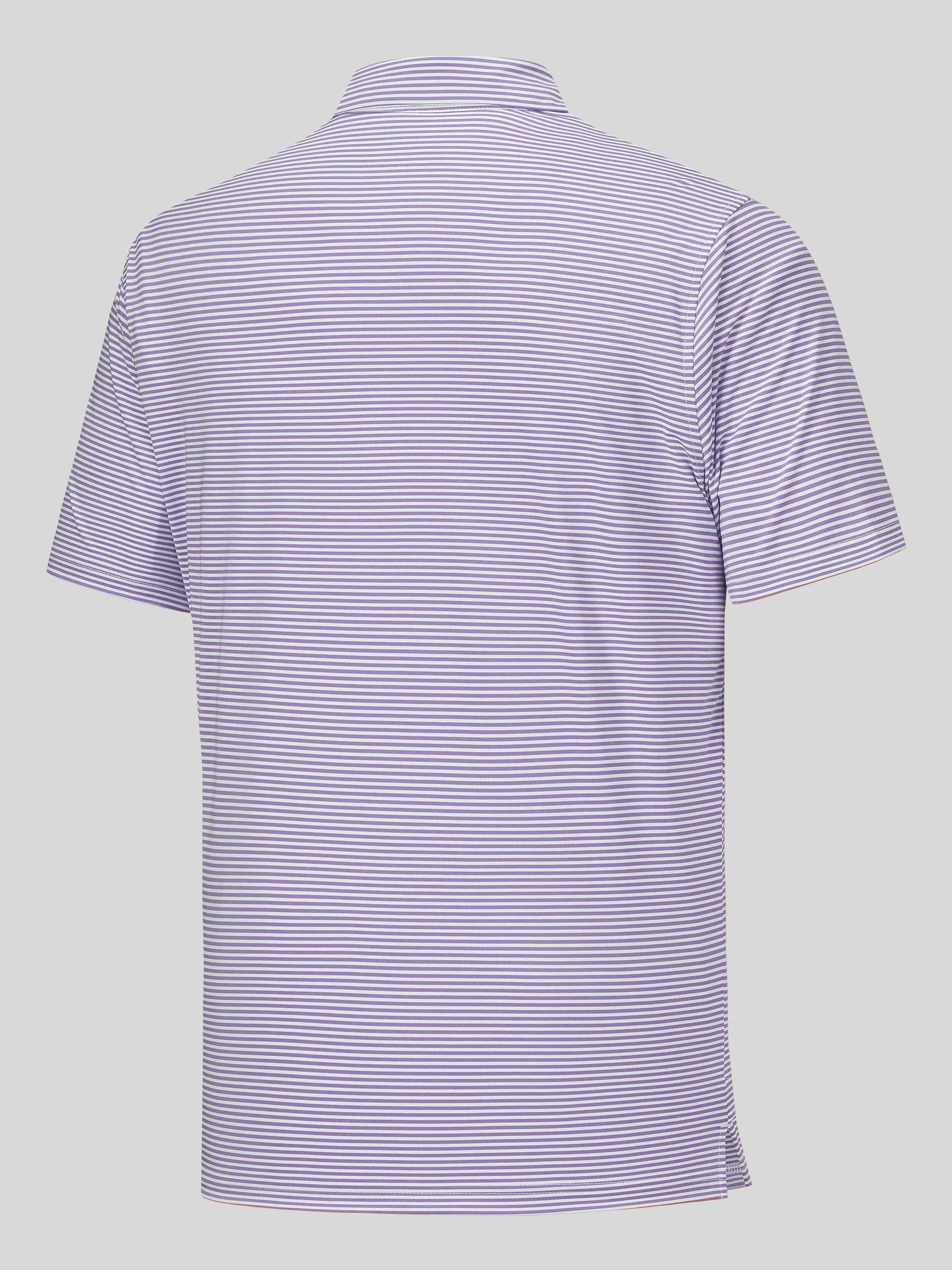 Men's Casual Striped Golf Polo Shirts