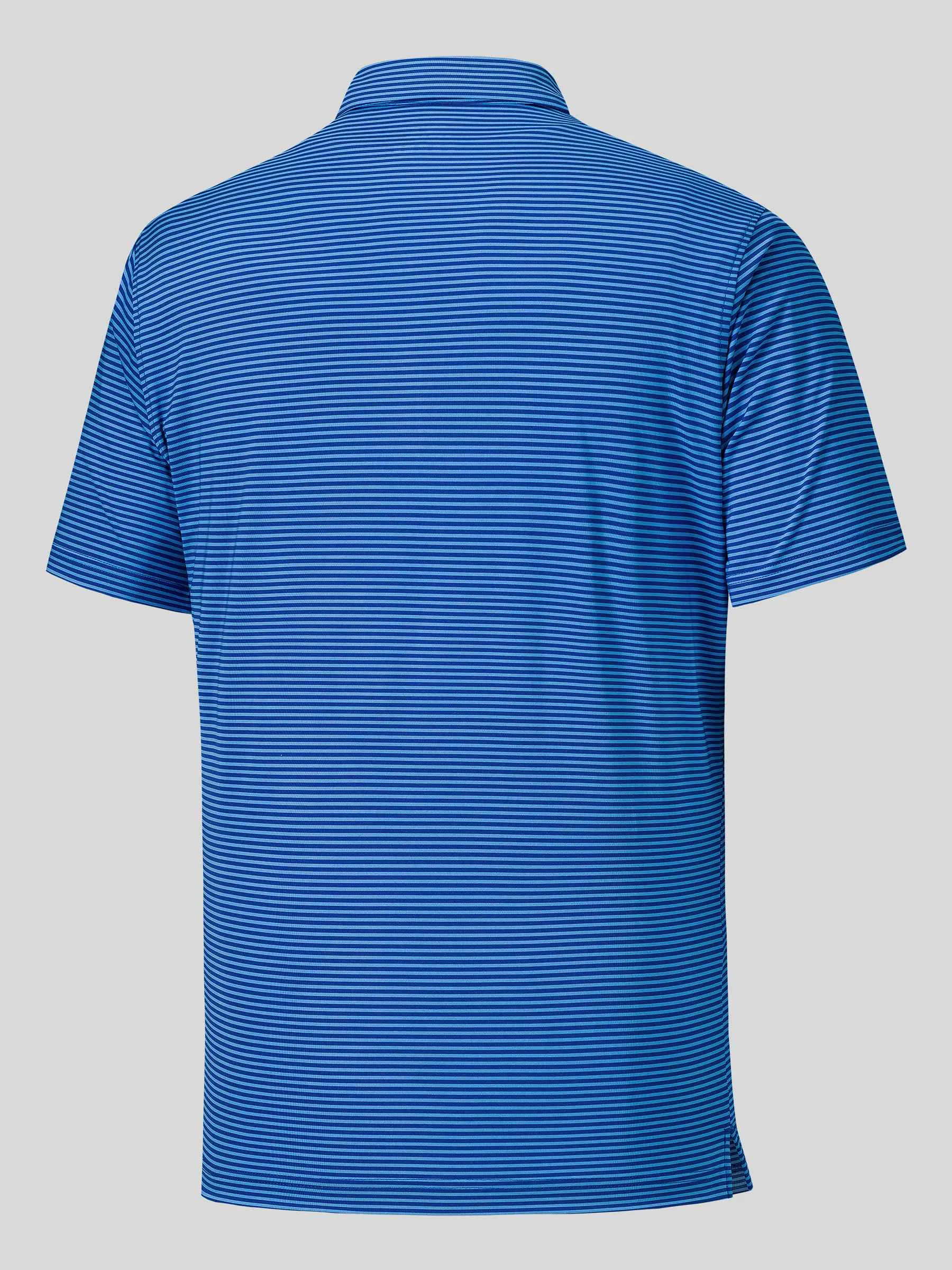 Men's Casual Striped Golf Polo Shirts
