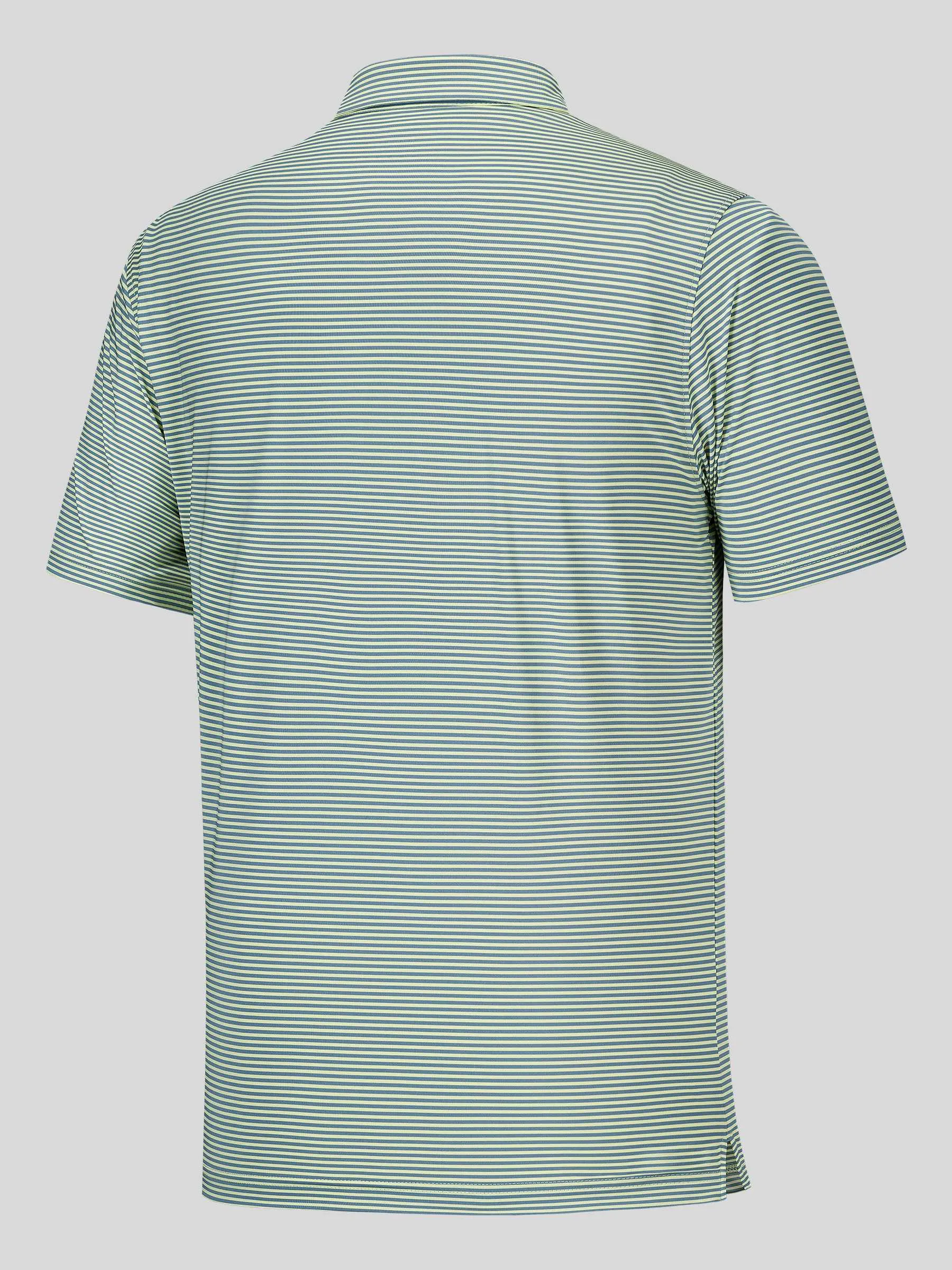 Men's Casual Striped Golf Polo Shirts