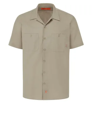 Men's Industrial Short-Sleeve Work Shirt - S535 - Desert Sand