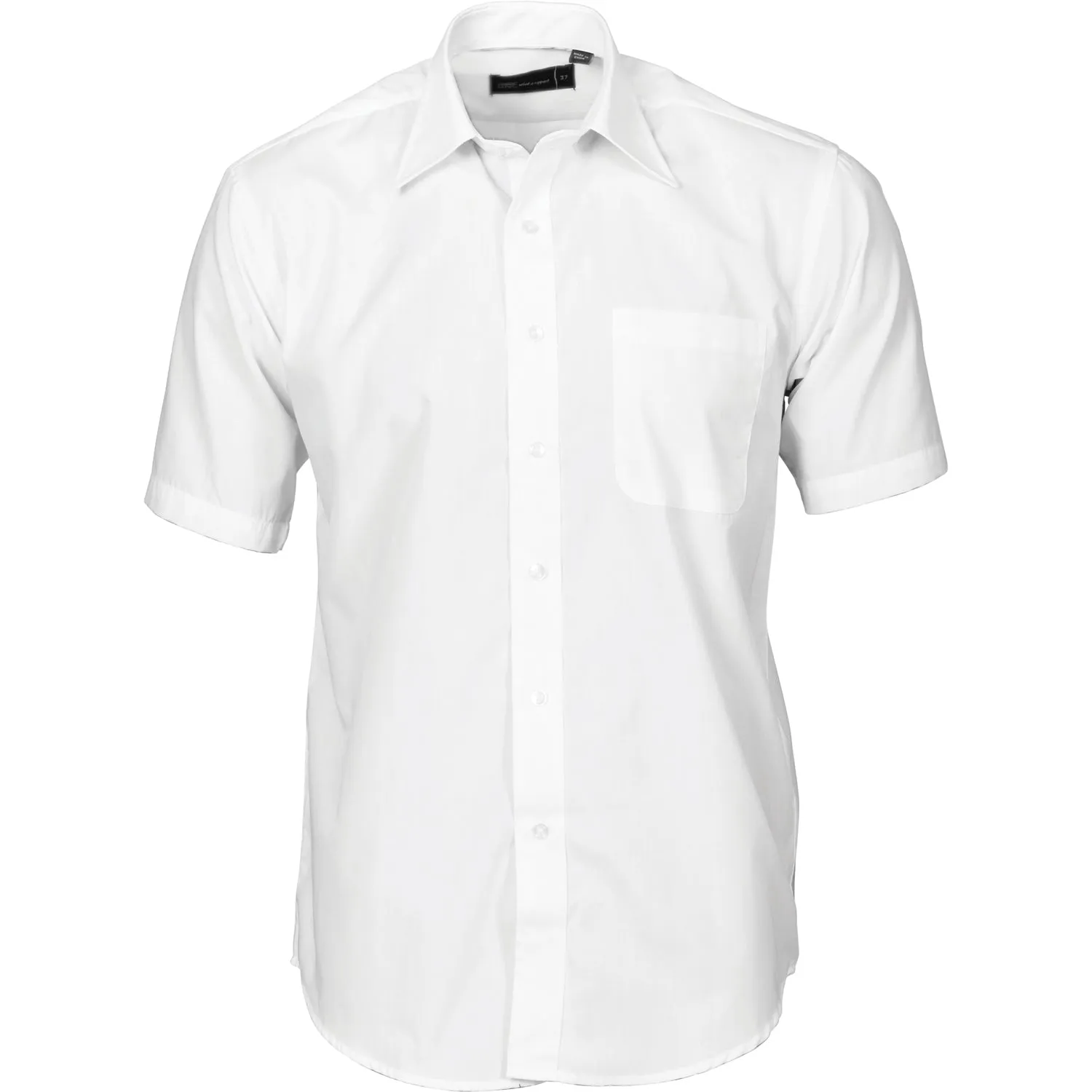 Mens Premier Poplin Business Shirts - Short Sleeve 4151