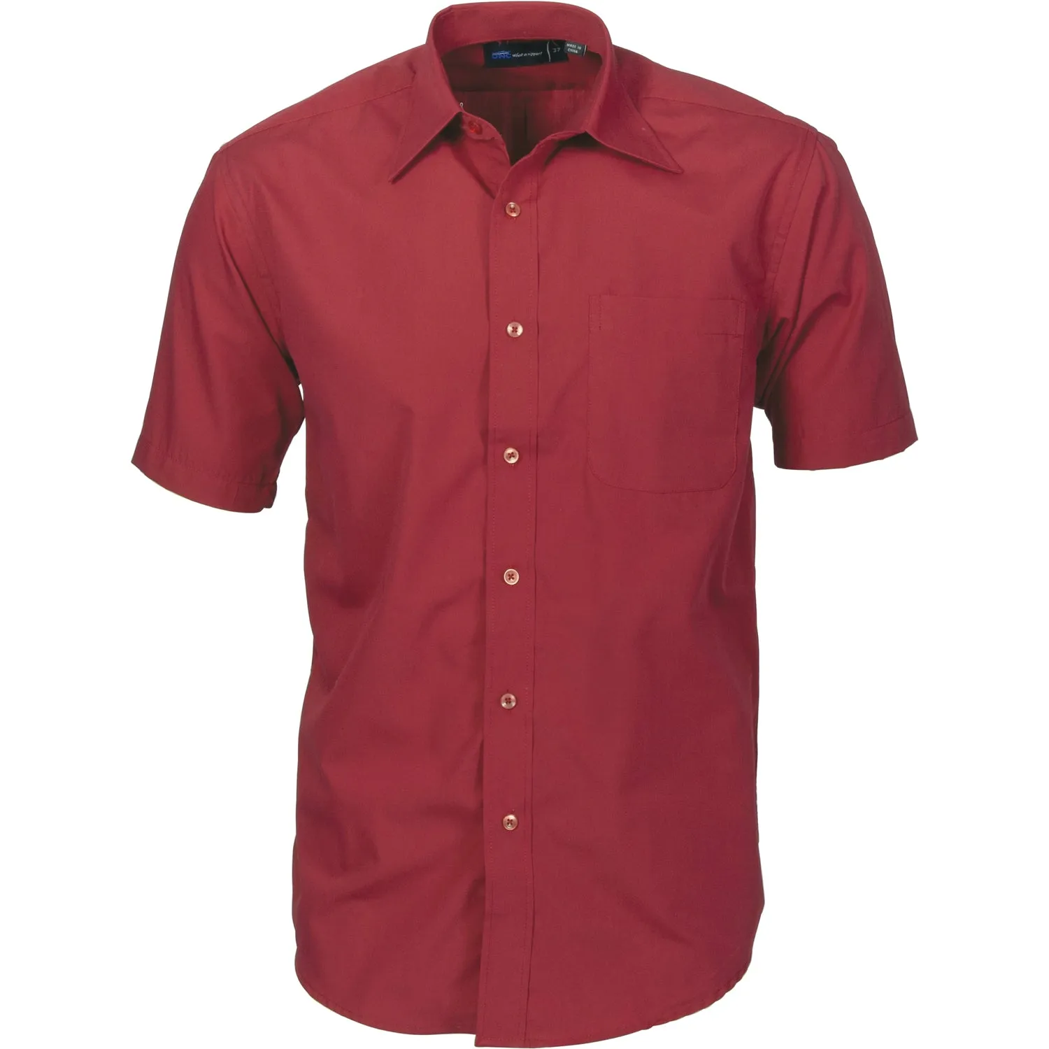 Mens Premier Poplin Business Shirts - Short Sleeve 4151