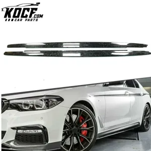 MP Type Auto Forged Carbon Fiber Side Skirt For BMW 5 Series G30 Extensions 2017 