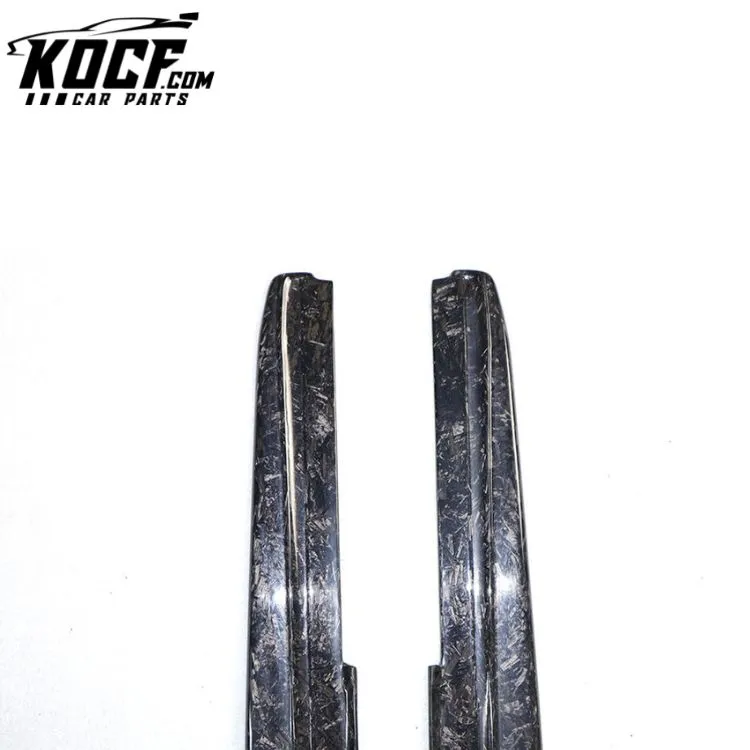 MP Type Auto Forged Carbon Fiber Side Skirt For BMW 5 Series G30 Extensions 2017 