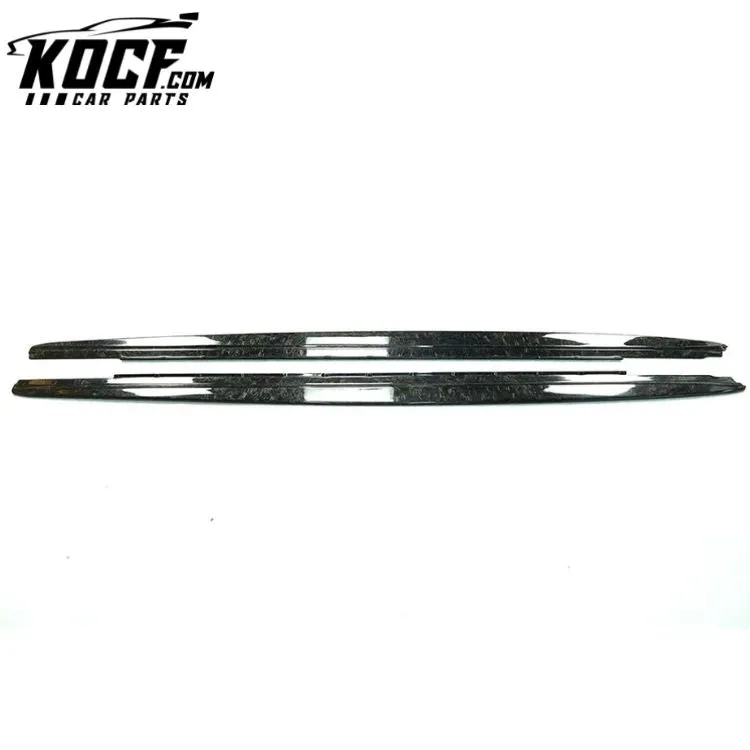MP Type Auto Forged Carbon Fiber Side Skirt For BMW 5 Series G30 Extensions 2017 