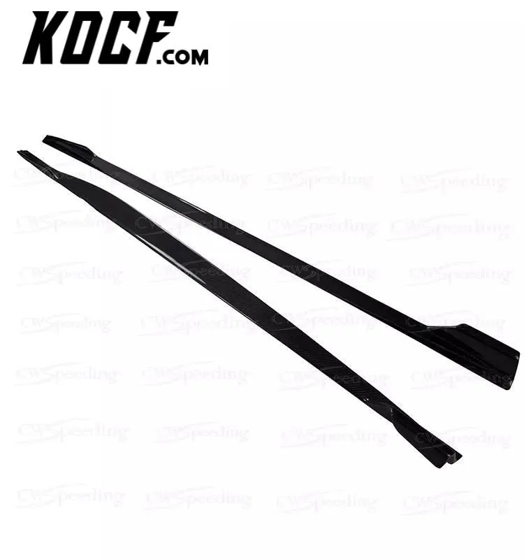 N STYLE CARBON FIBER SIDE SKIRTS FOR 2011-2013 FERRARI 458 ITALIA AND SPIDER
