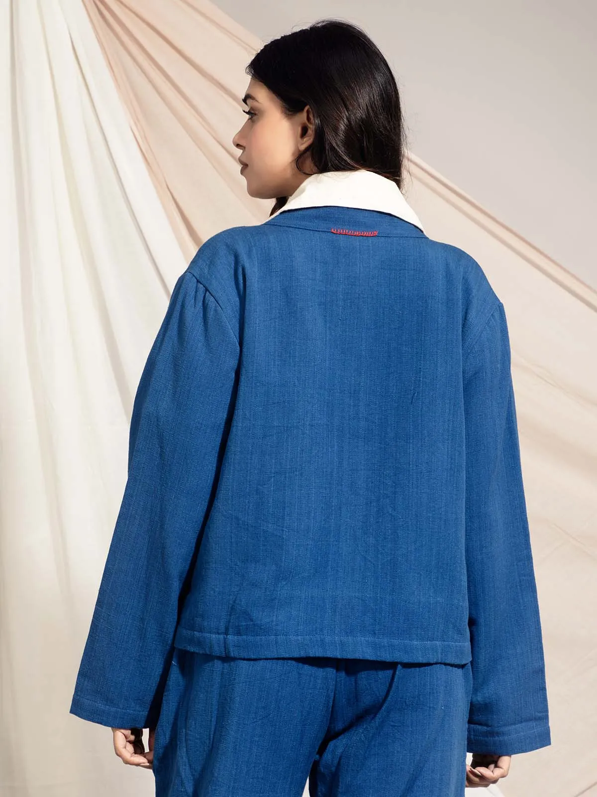 Naturally Dyed Blue Blazer