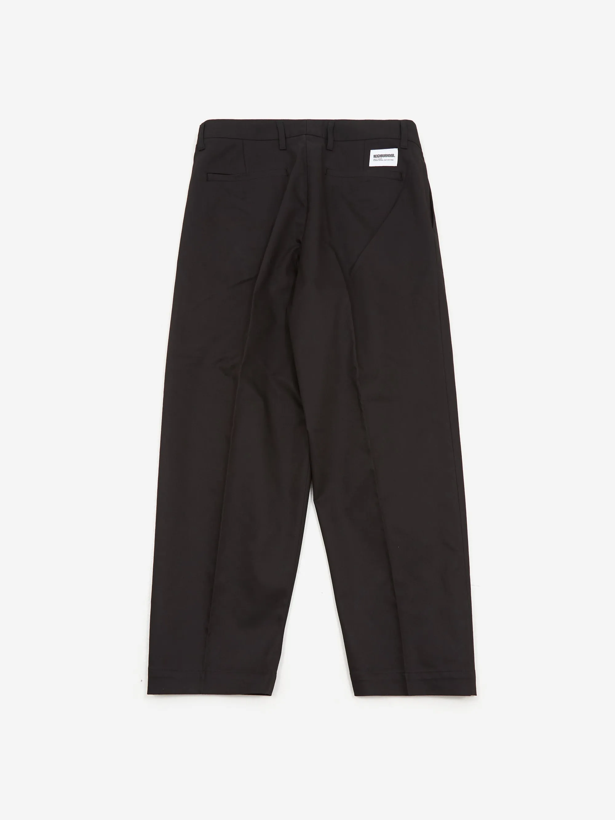 Neighborhood Two Tuck Pants - Black