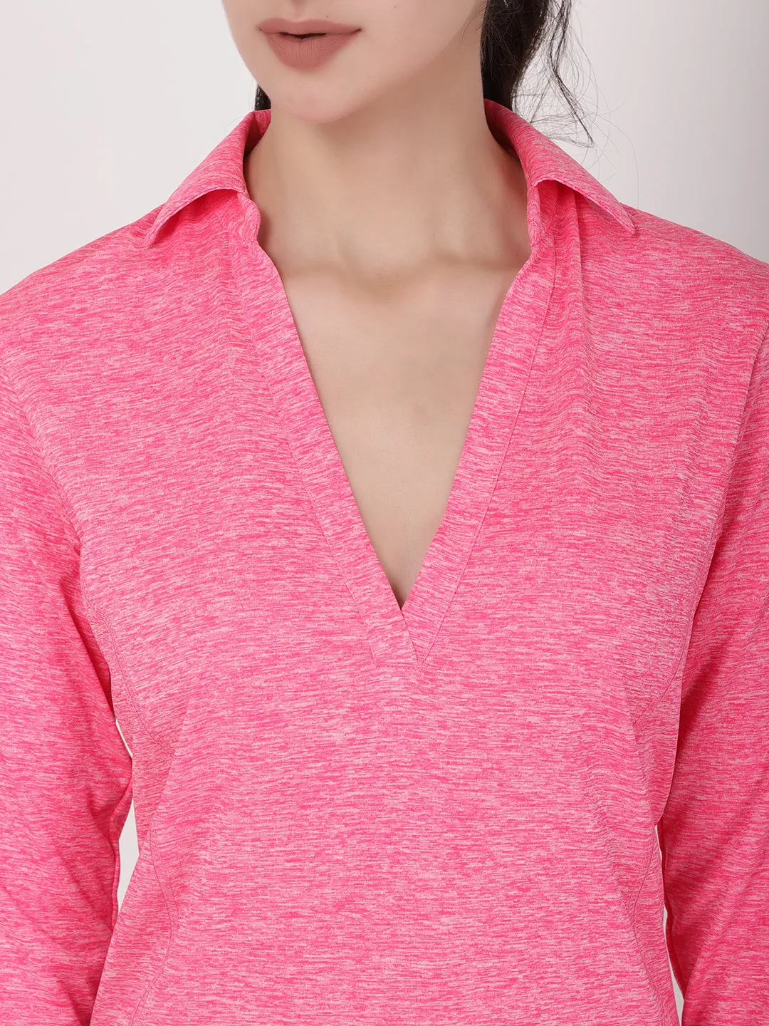 Neo Pink Jazzy Full Sleeves Tee