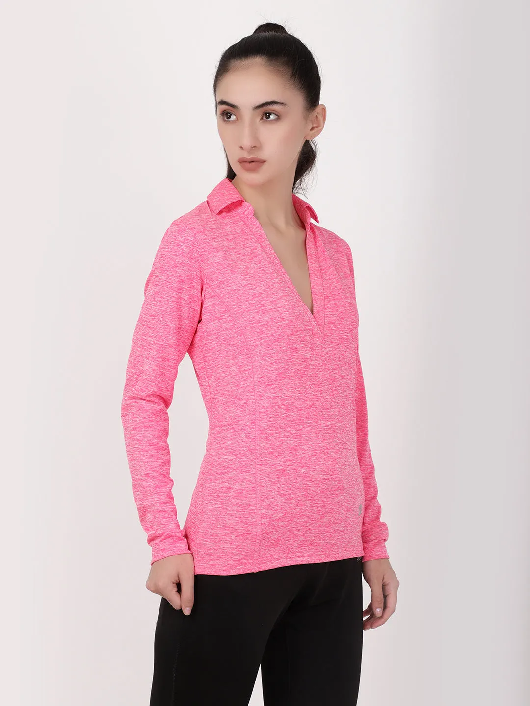 Neo Pink Jazzy Full Sleeves Tee