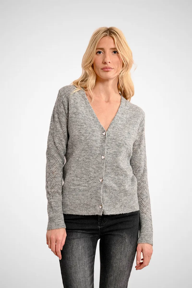 Openwork Knit Vest