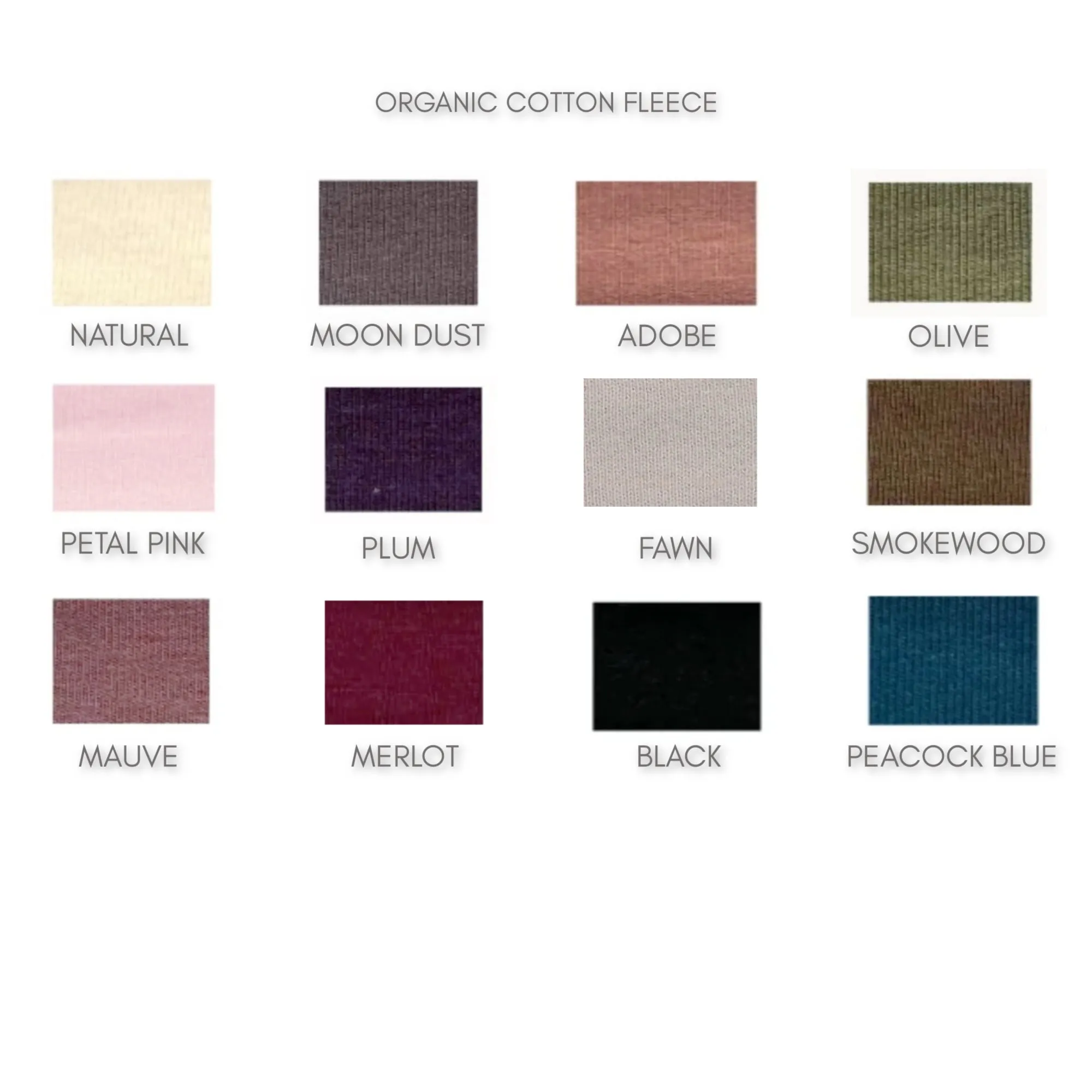 Palazzo pants - organic cotton fleece