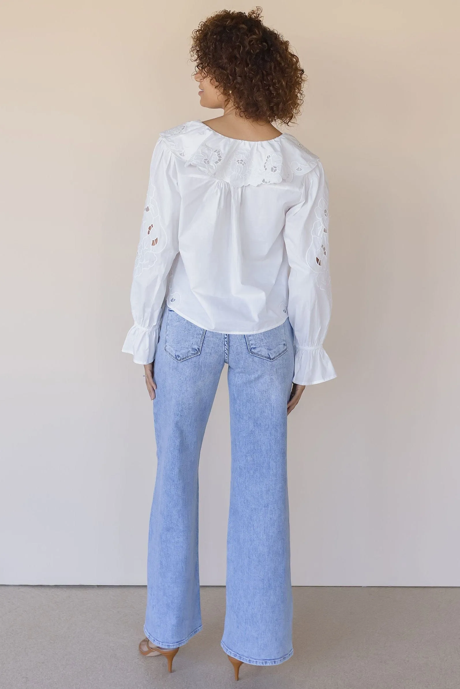 Penny Eyelet Detailed Blouse