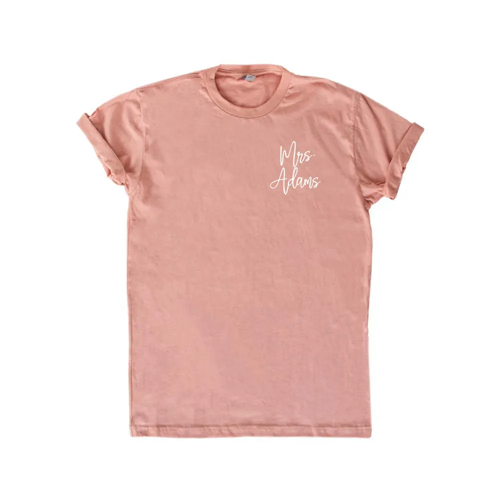 Personalized Mrs. Tee Sweatshirt