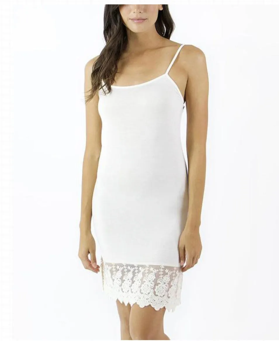 POINTED LACE TOP EXTENDERS  - IVORY