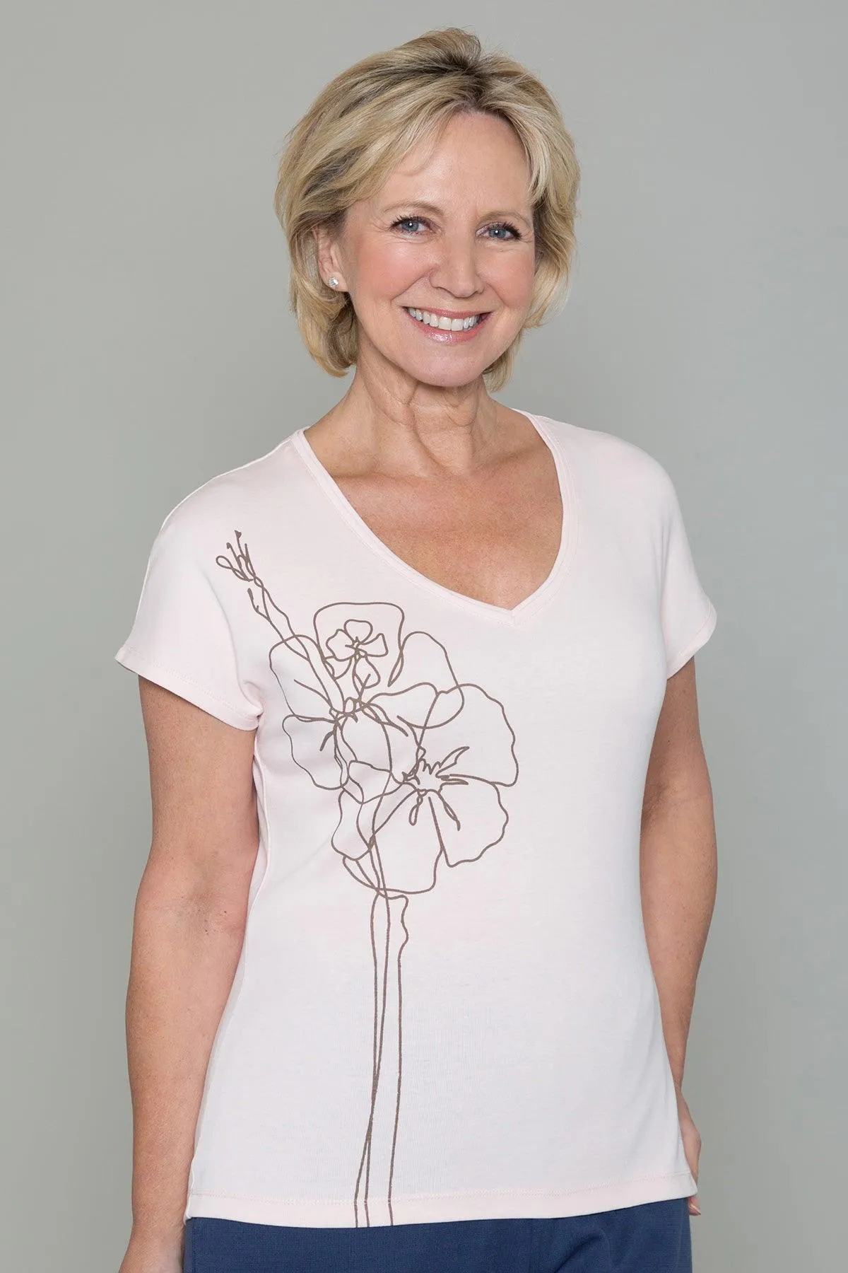Poppy Etch Tee