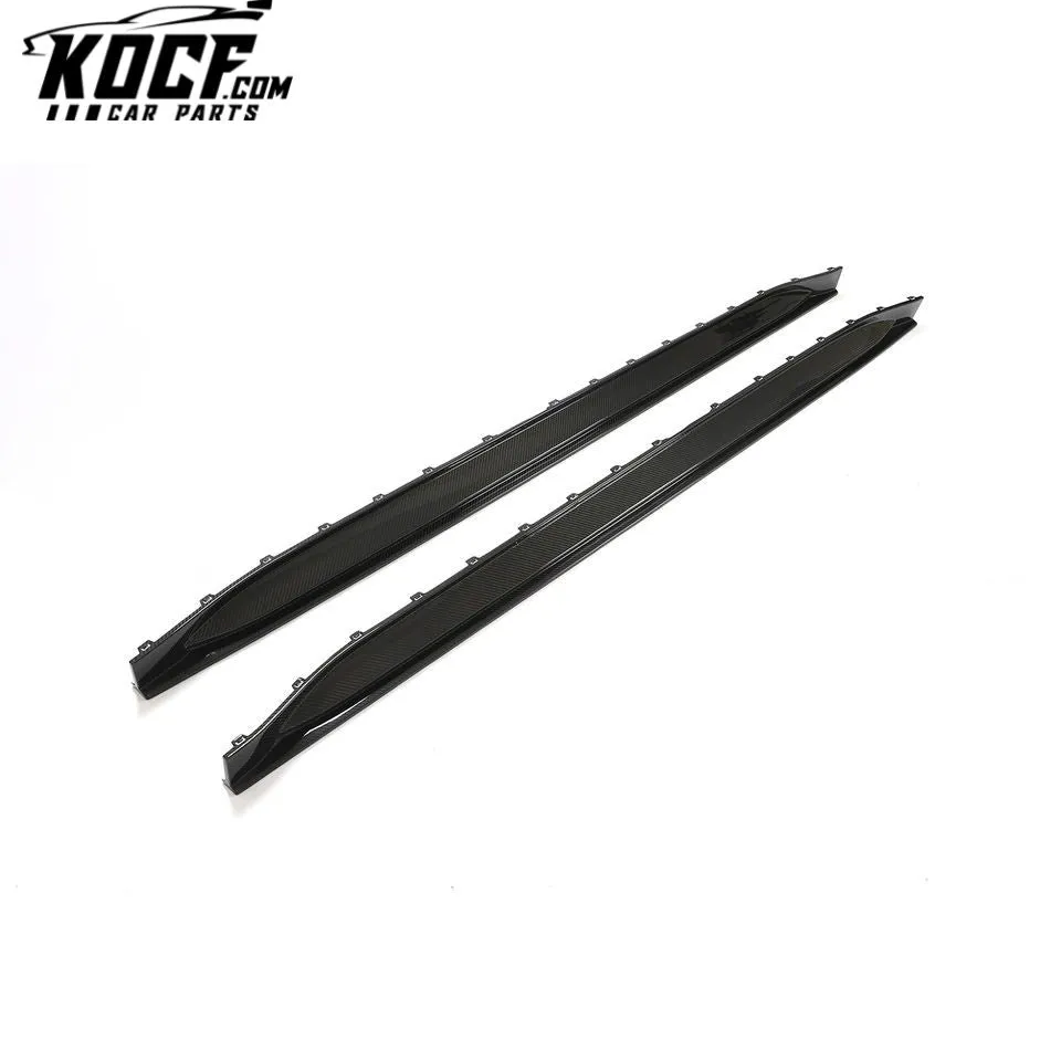 Prepreg Carbon G80 M3 Car Side Skirts Extension for BMW G80 M3 Competition 2021 2022