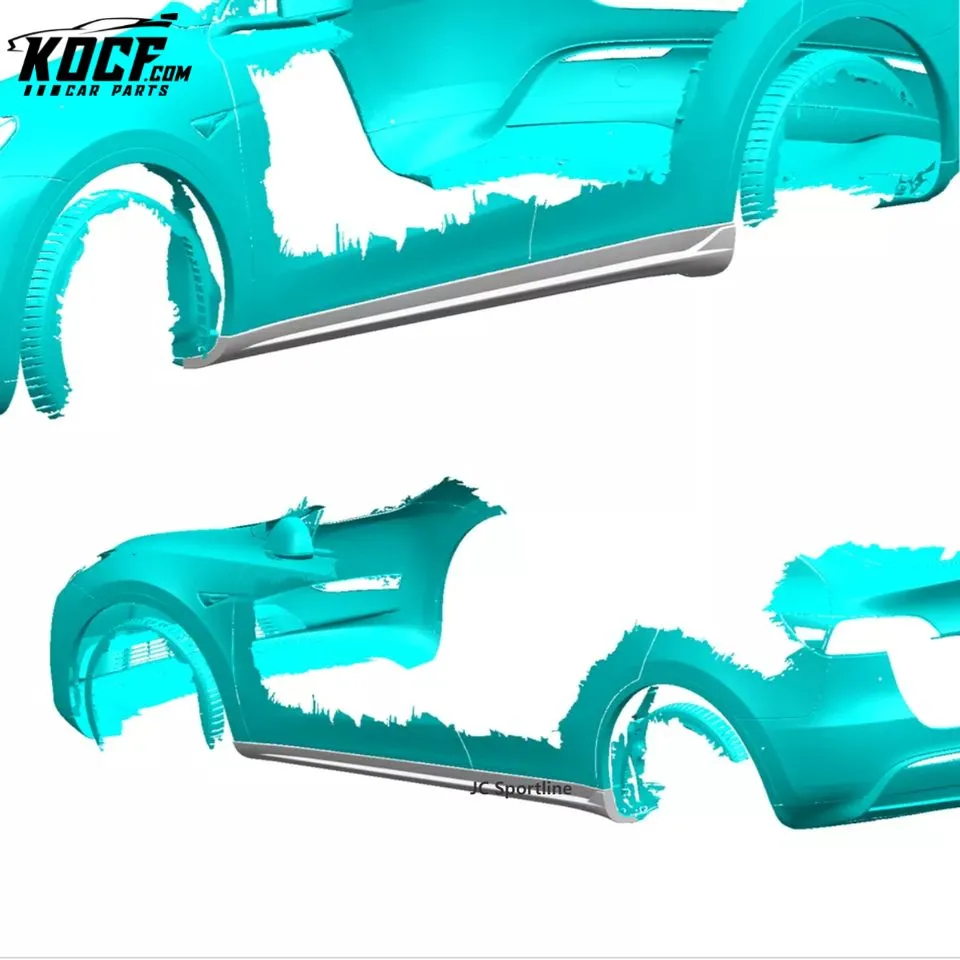 Prepreg Carbon G80 M3 Car Side Skirts Extension for BMW G80 M3 Competition 2021 2022