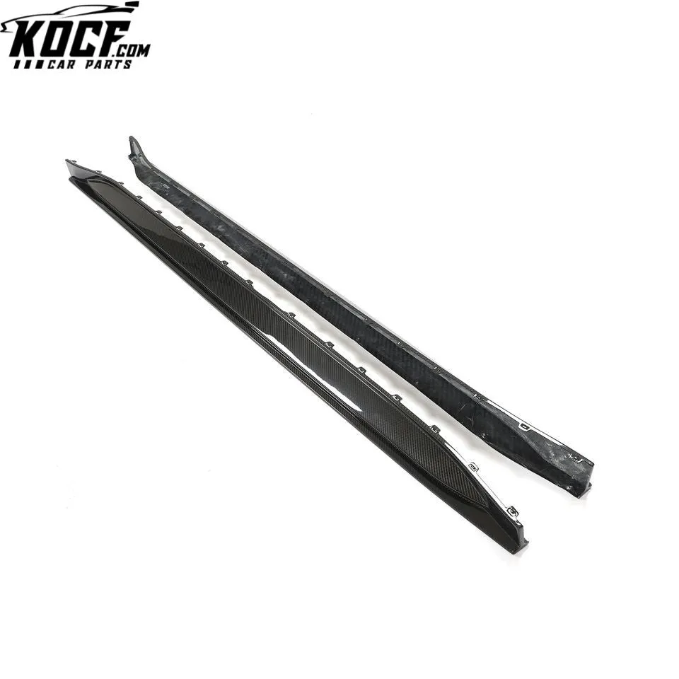 Prepreg Carbon G80 M3 Car Side Skirts Extension for BMW G80 M3 Competition 2021 2022