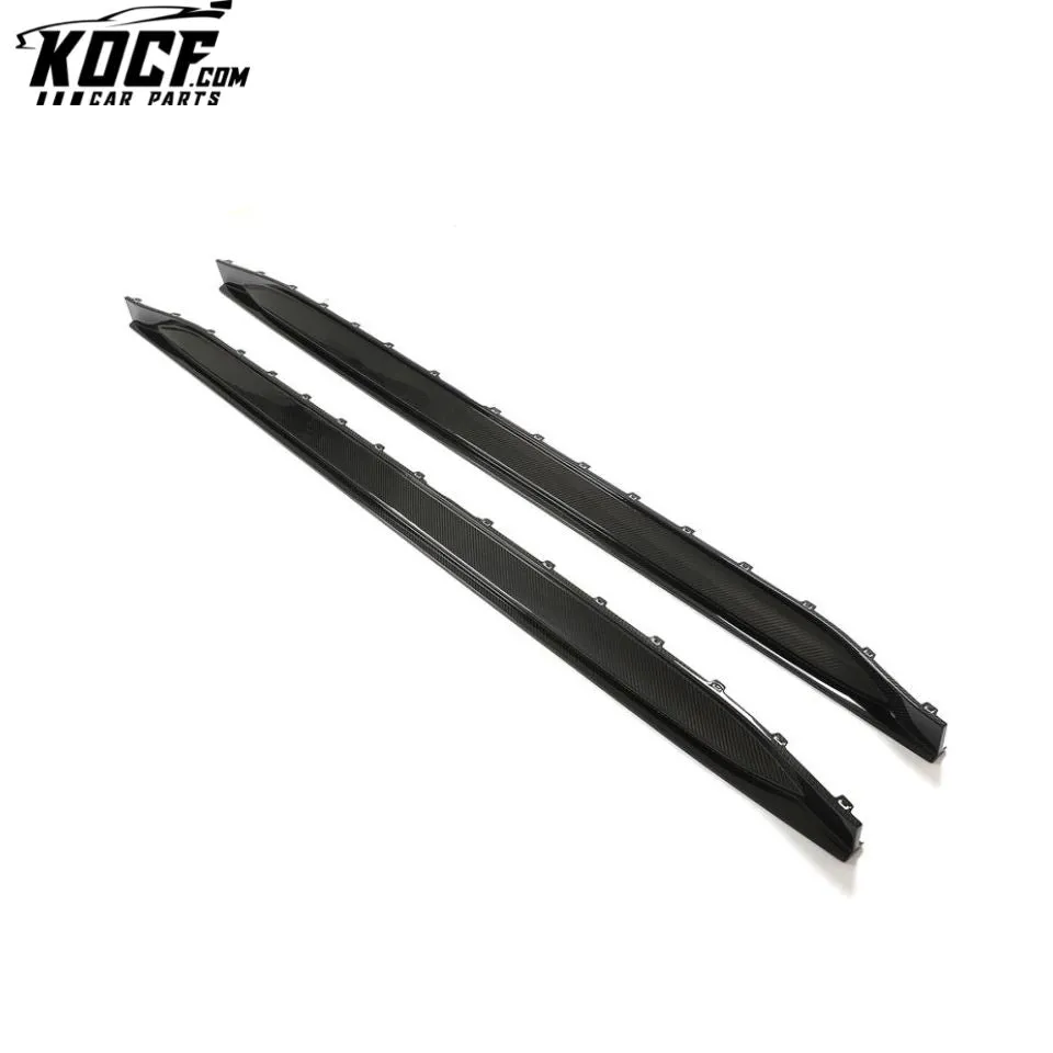 Prepreg Carbon G80 M3 Car Side Skirts Extension for BMW G80 M3 Competition 2021 2022
