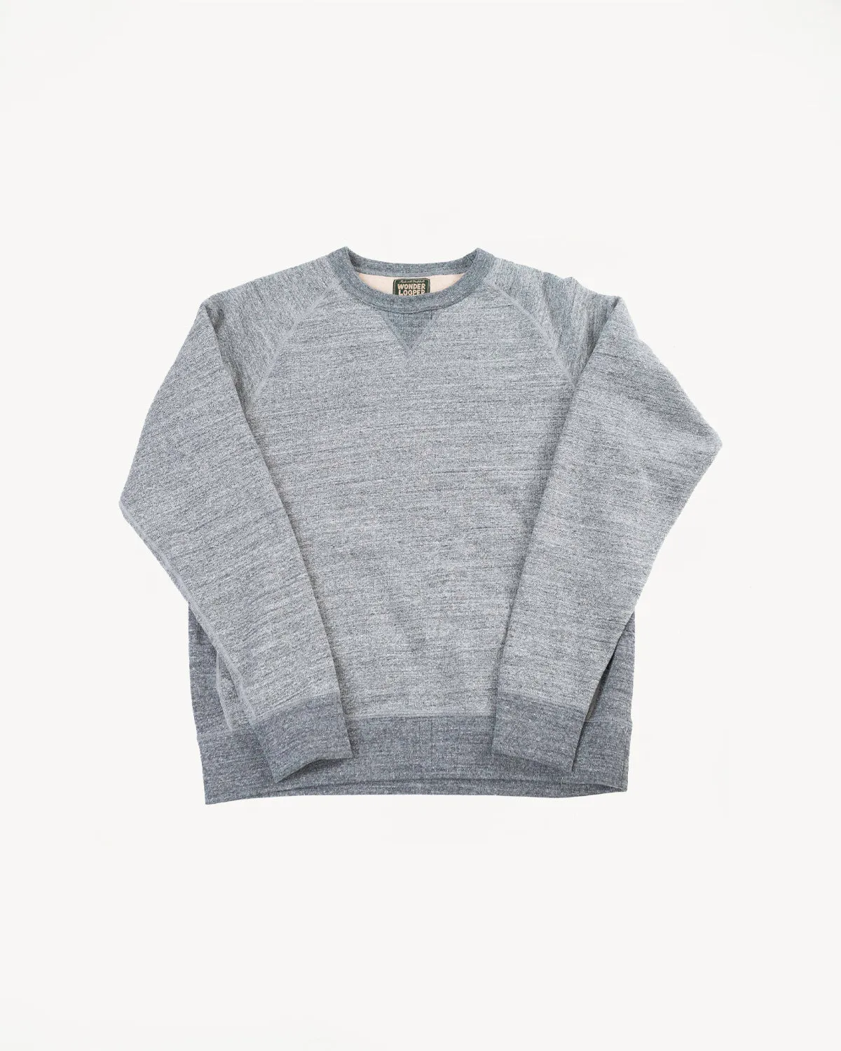 Pullover Crewneck Fleeced Foxfibre® - Charcoal