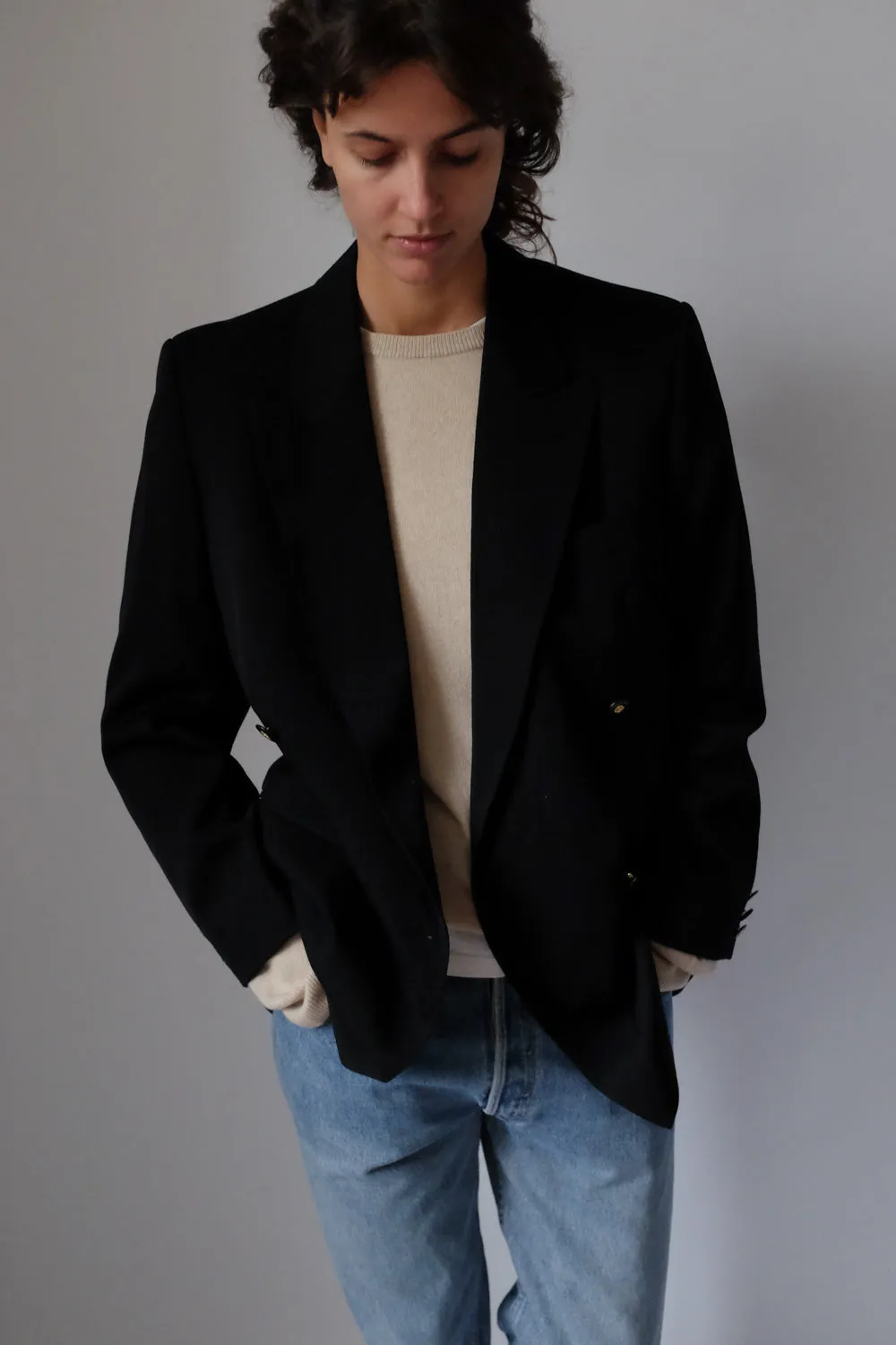 PURE CASHMERE BEIGE SWEATER