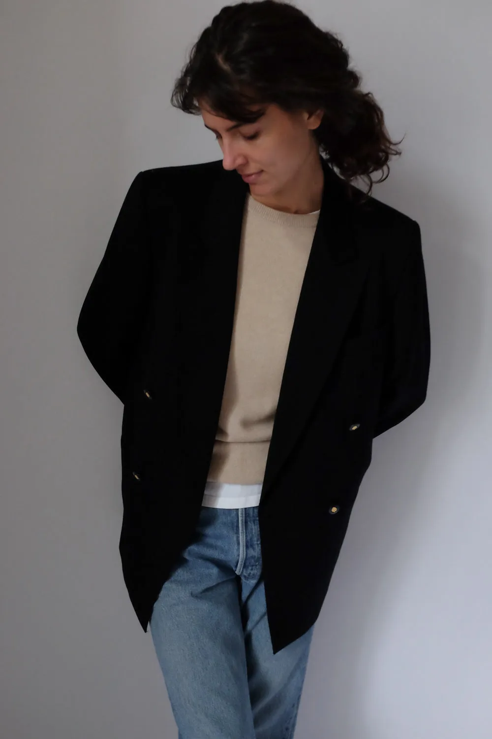 PURE CASHMERE BEIGE SWEATER