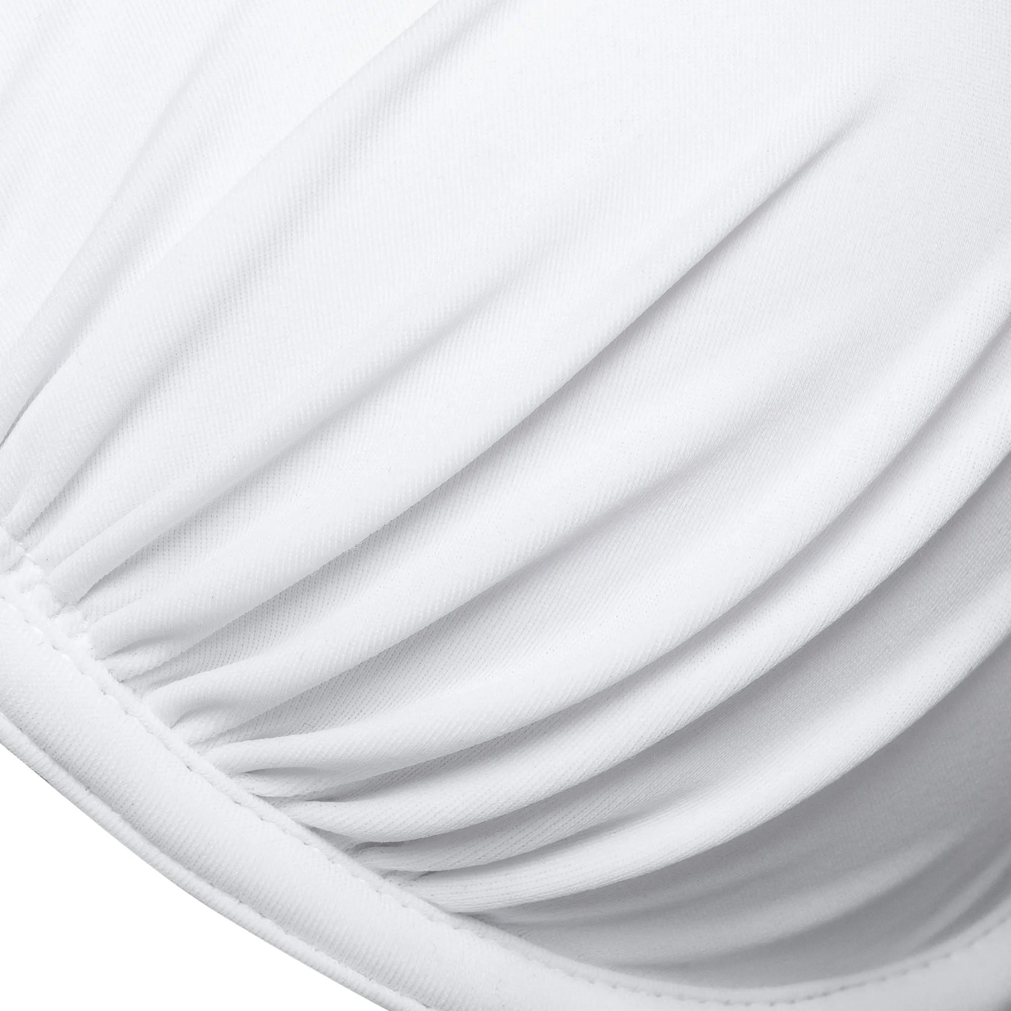 Push-up bikini top white