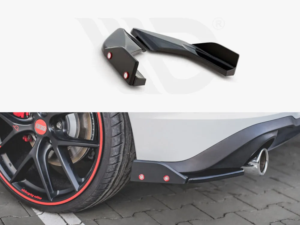 REAR SIDE SPLITTERS ( FLAPS) V2 VW GOLF 8 GTI (2020-)