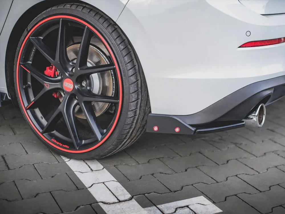 REAR SIDE SPLITTERS ( FLAPS) V2 VW GOLF 8 GTI (2020-)