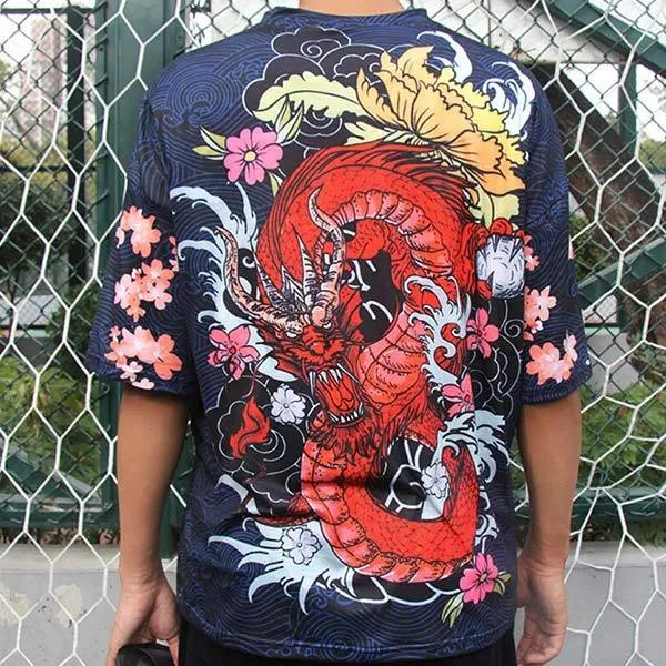 Red Chinese Dragon T-Shirt