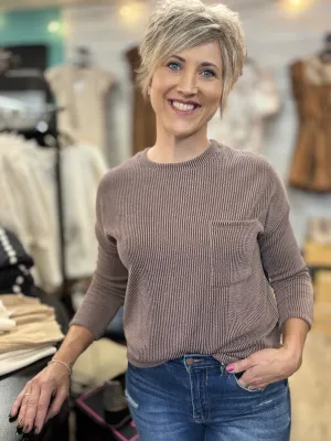 Reese Ribbed Long Sleeve Top